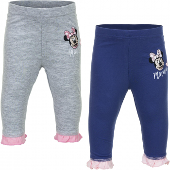 Minnie Mouse Baby Leggings blau / grau